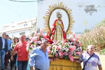 La Candelaria callejea por Tara en su día grande de sus fiestas en Telde/FJS Fotografía.